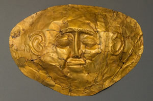 Image of a funerary mask