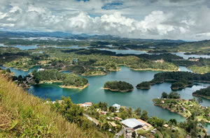 Guatapé Antioquia in Colombia Image of guatape antioquia