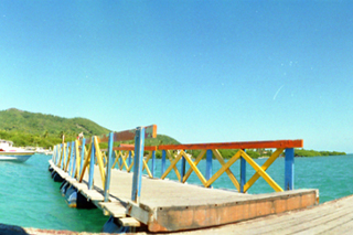 Lovers’ Bridge between Providencia and Santa Catalina