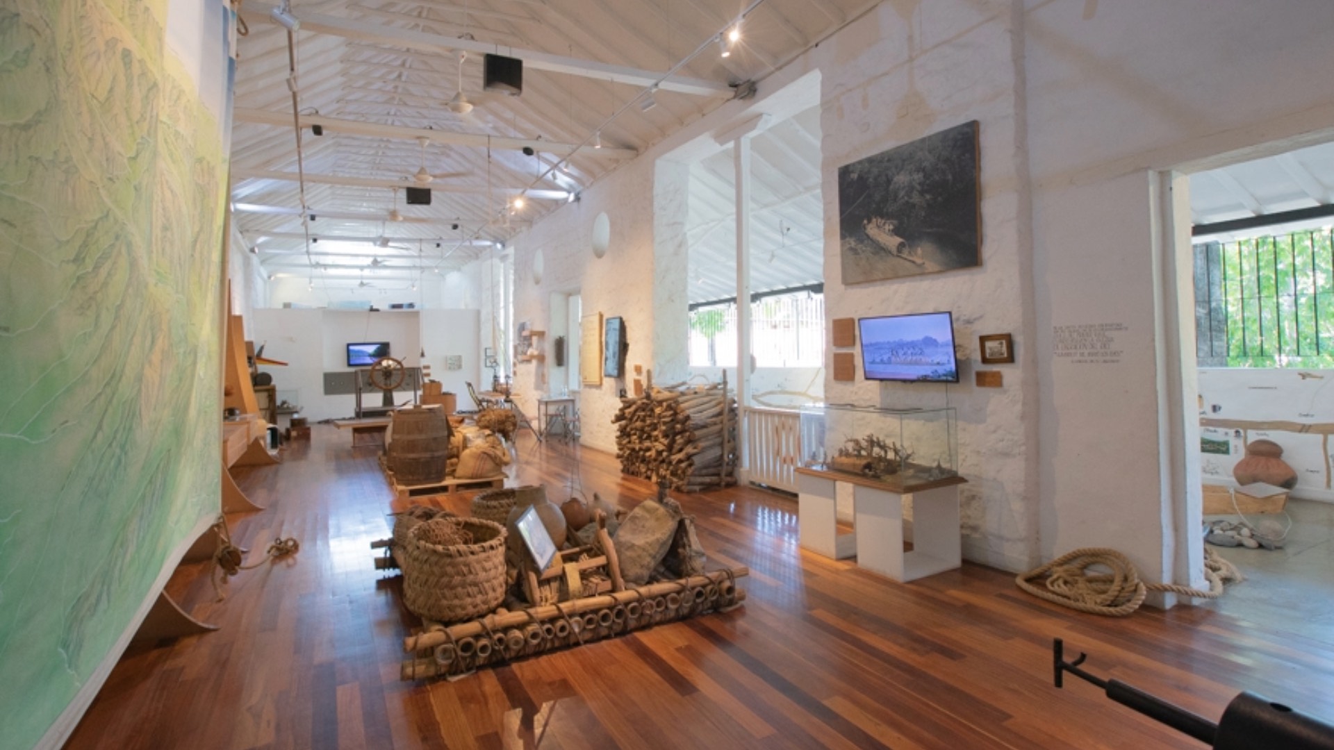 One of the rooms of the Magdalena River Museum, Honda, Colombia.