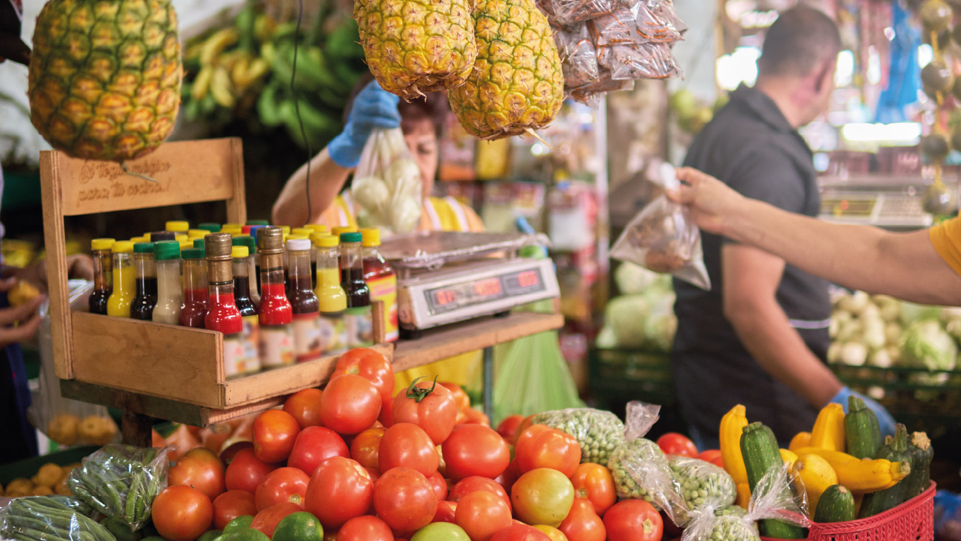Fruits offer from Colombia in a Market