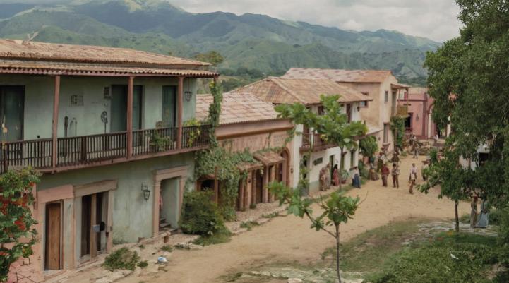 Macondo as a filming set in Colombia.