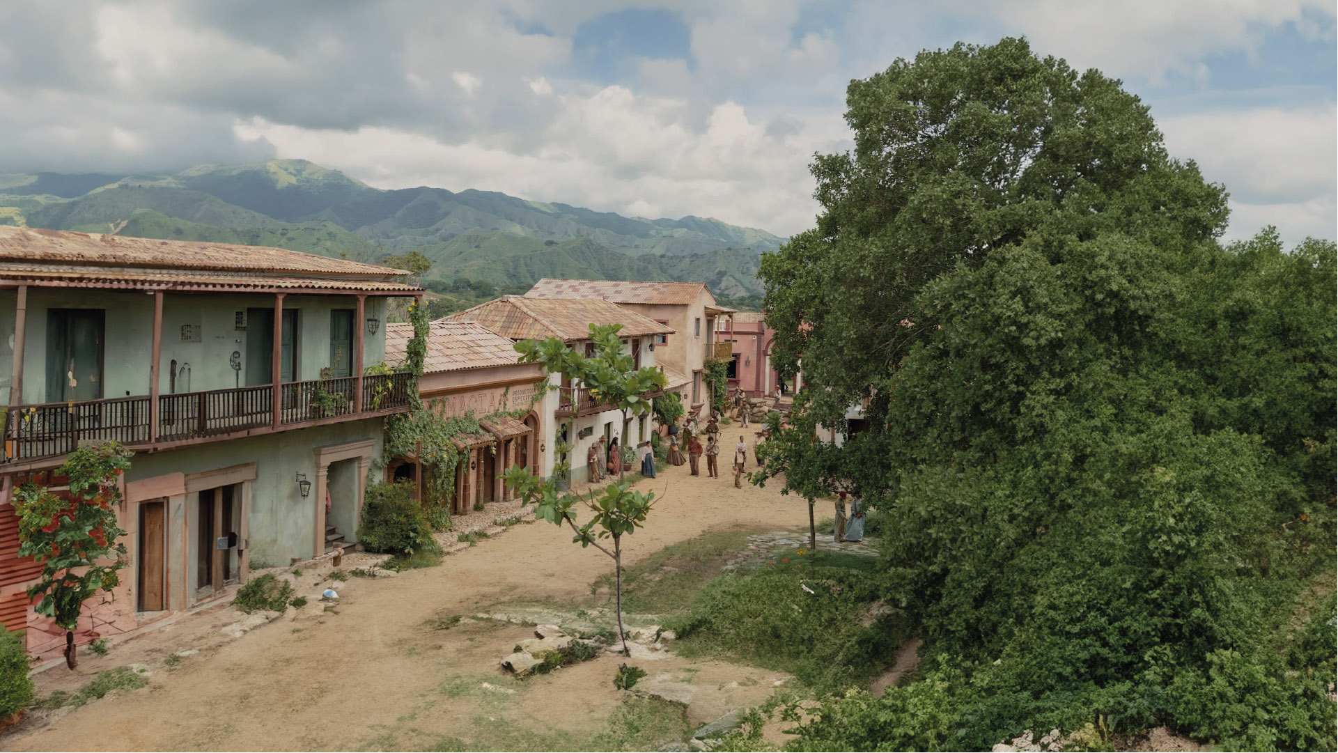 Macondo as a filming set in Colombia.