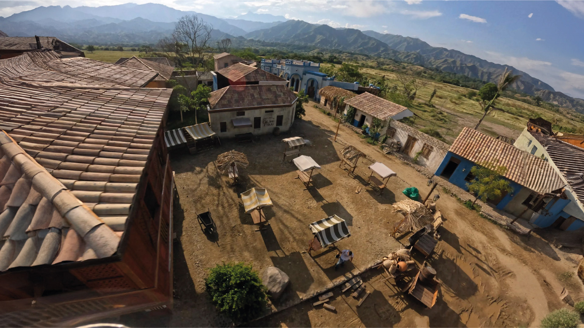 Macondo as a filming set in Colombia.