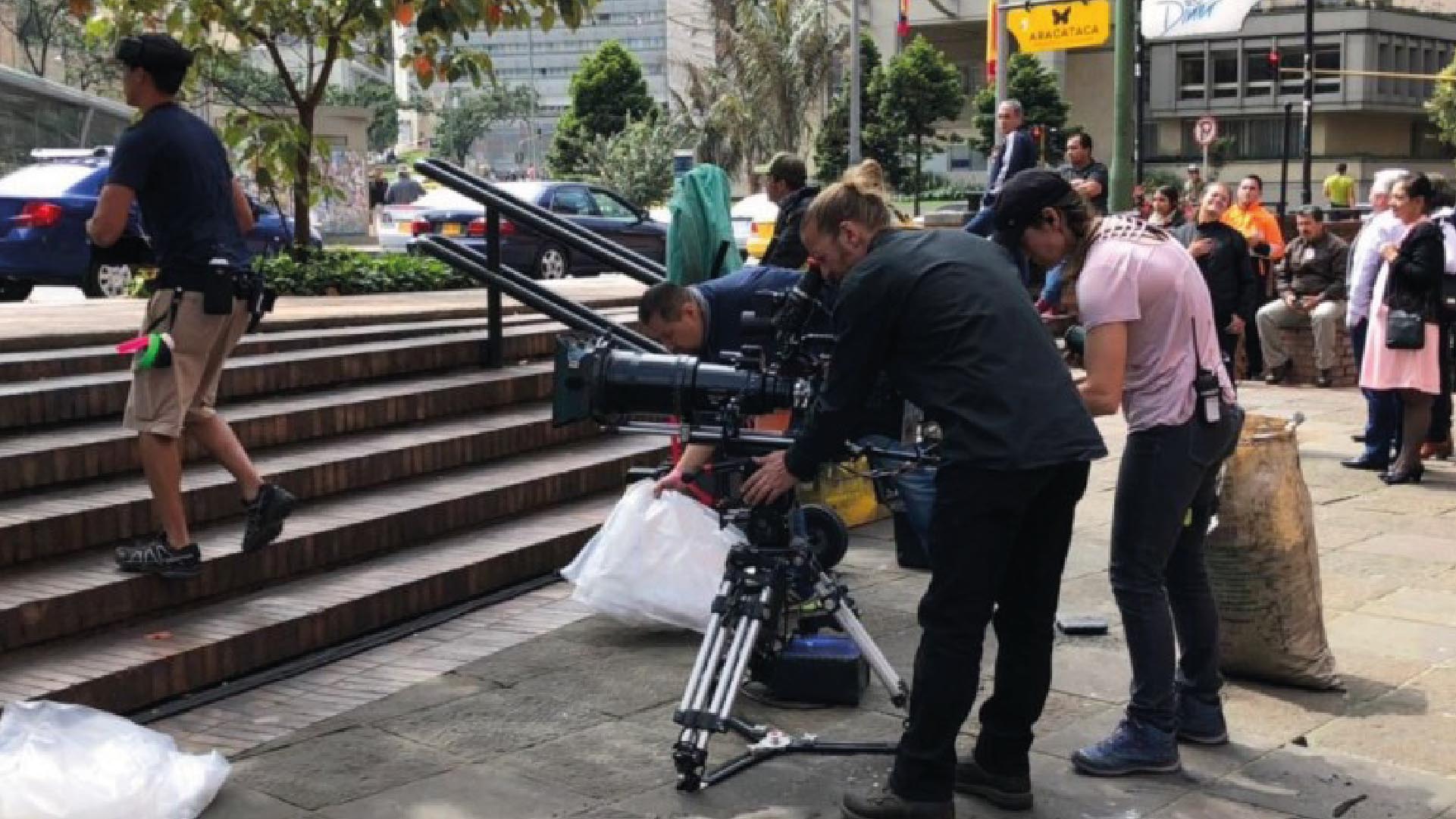Mile 22 recording in Bogotá
