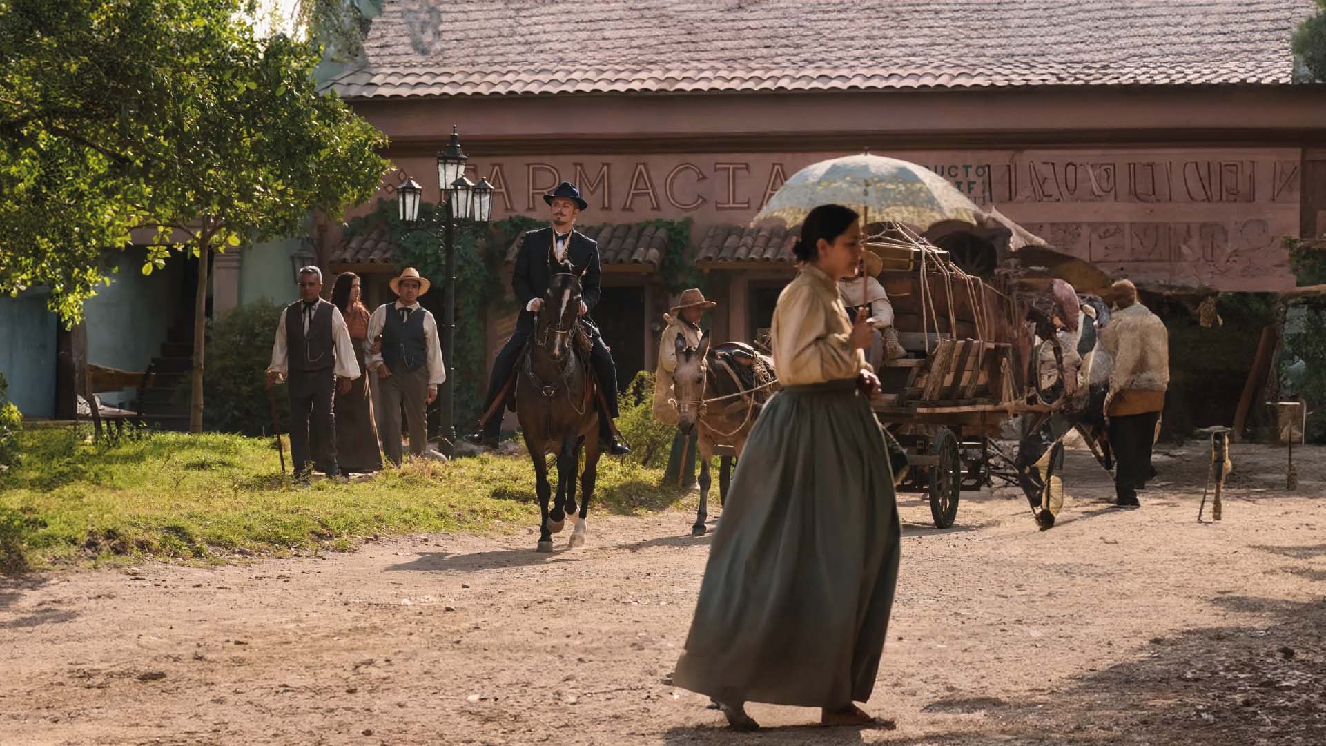 Scene from Cien años de soledad in Macondo