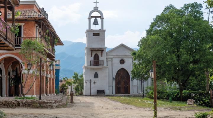 Macondo: así se verá el pueblo de Cien años de soledad en la serie.  Foto de Netflix.