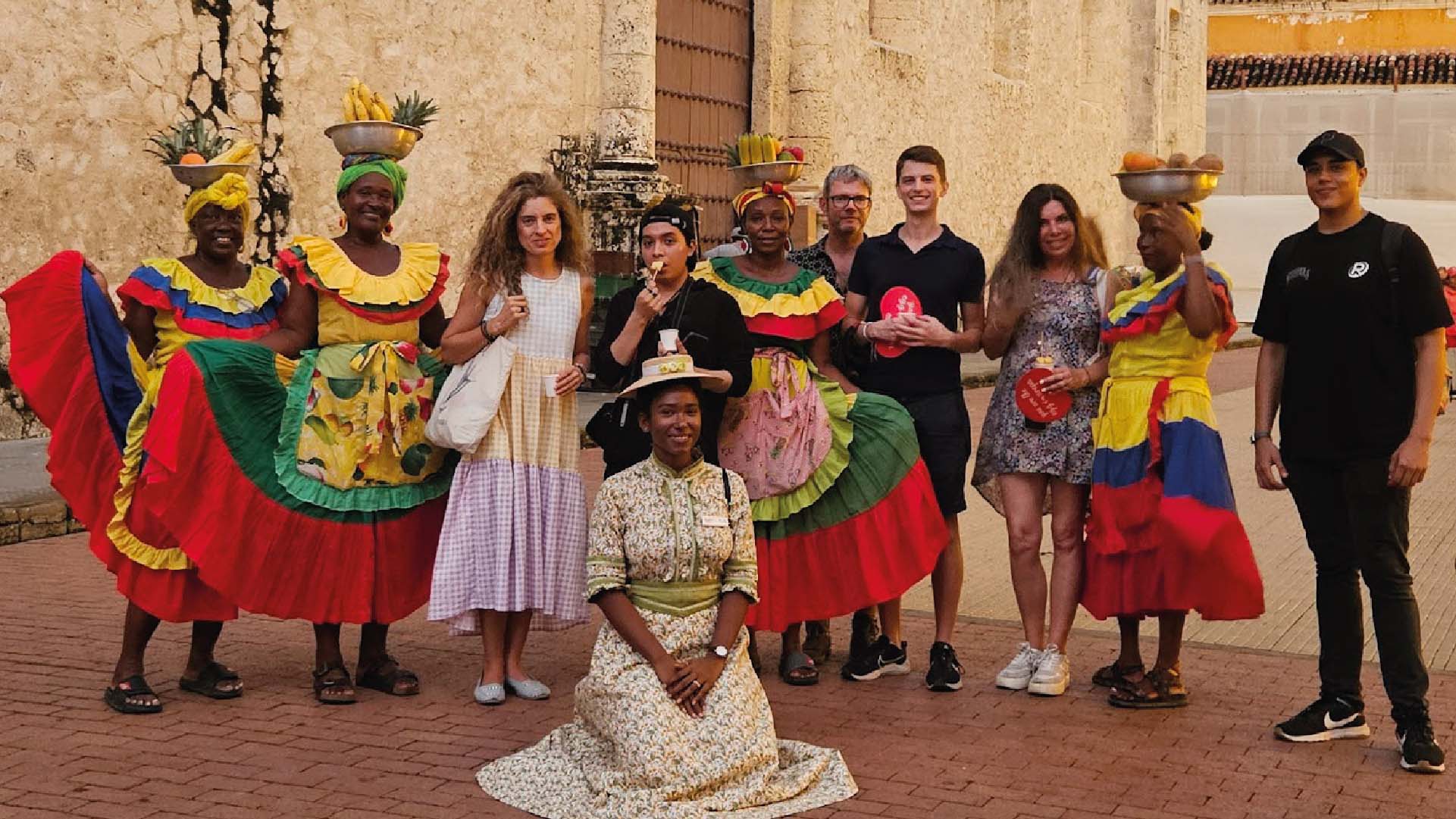 Tour through the Walled City in Cartagena, Colombia.