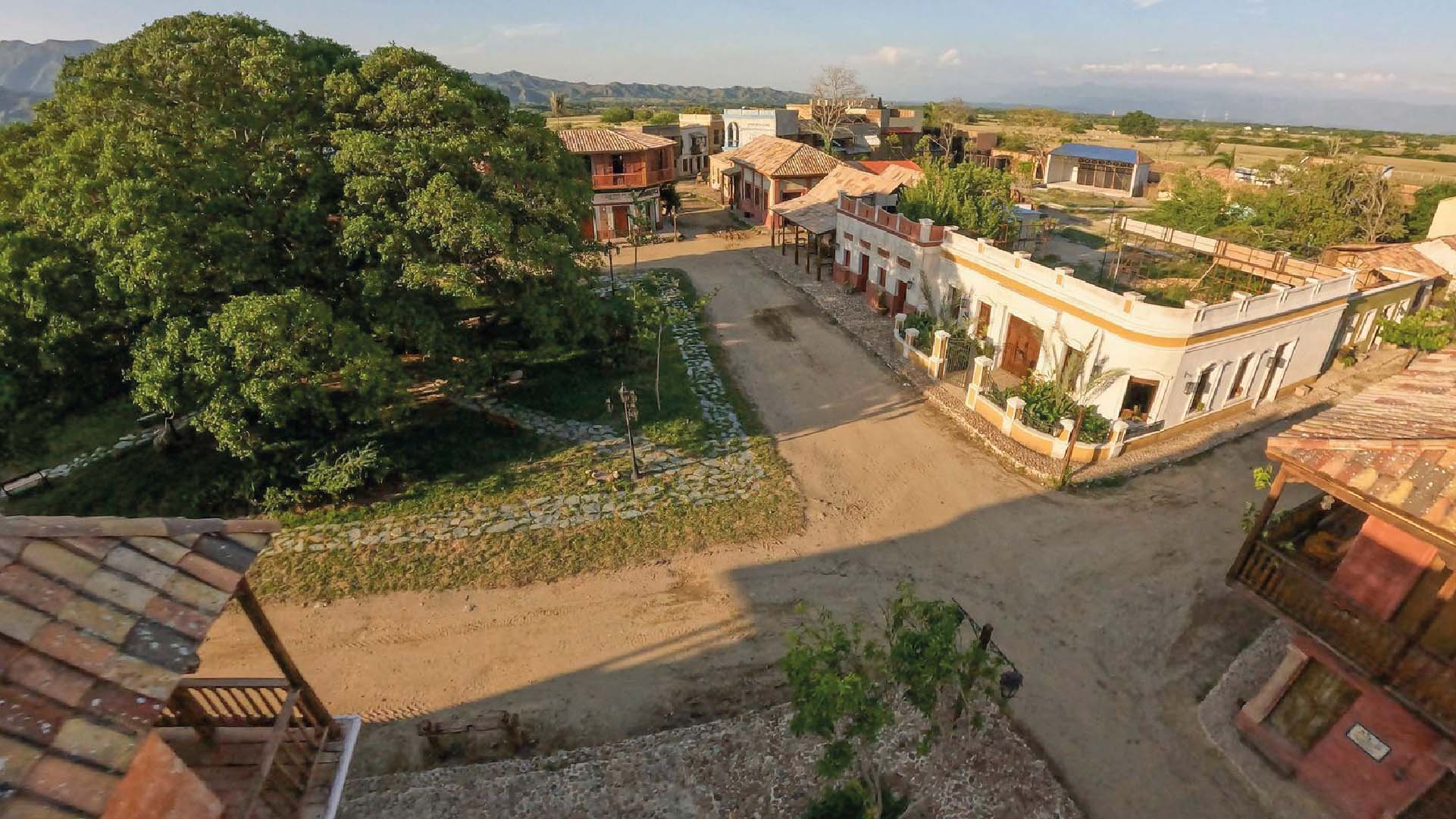 
    Streets of Barichara, a colonial town.