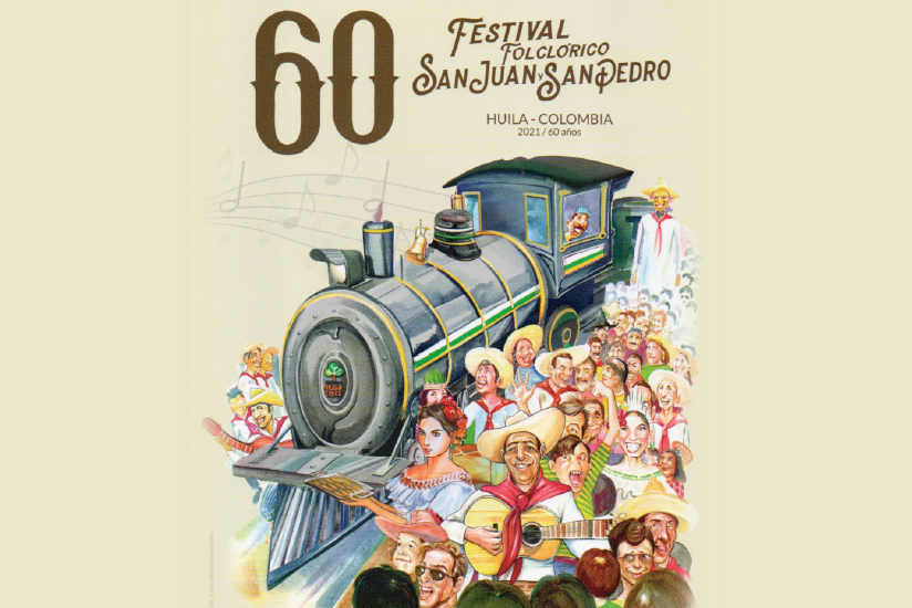 Emisión filatélica "60 años del Festival Folclórico, Reinado Nacional del Bambuco y Muestra Internacional del Folclor”, MinTIC.