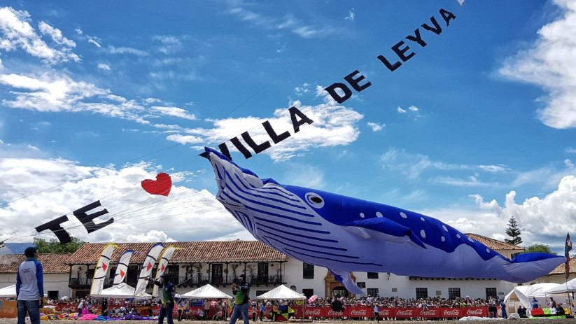 XLIII Festival del Viento y de las Cometas en Villa de Leyva, Colombia