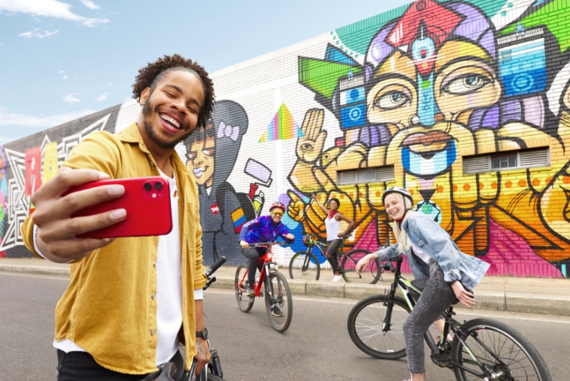 urban cycling in Bogotá