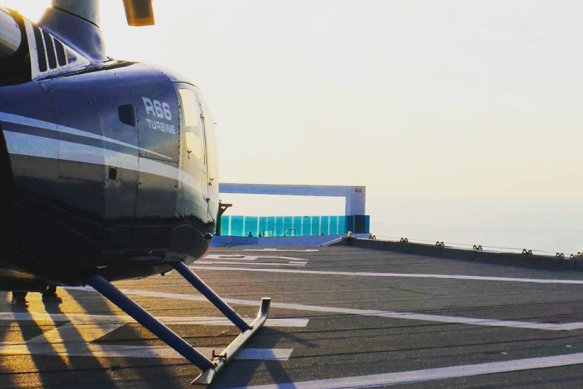 Helicóptero para vuelos privados.