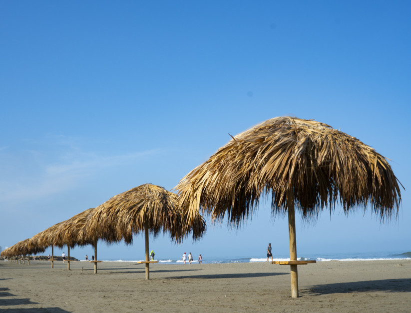Playa Azul La Boquilla, Cartagena, Colombia