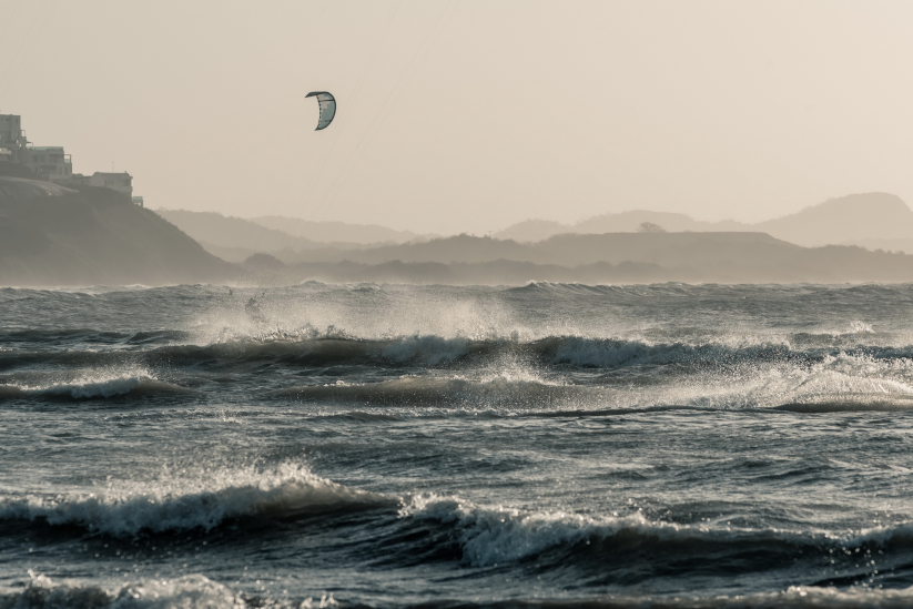 Kitesurf en Salinas del Rey, Barranquilla, Colombia