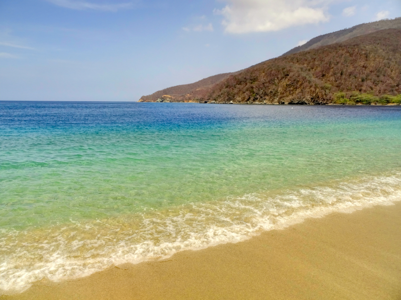 Playa de Bahía Concha, Santa Marta, Colombia
