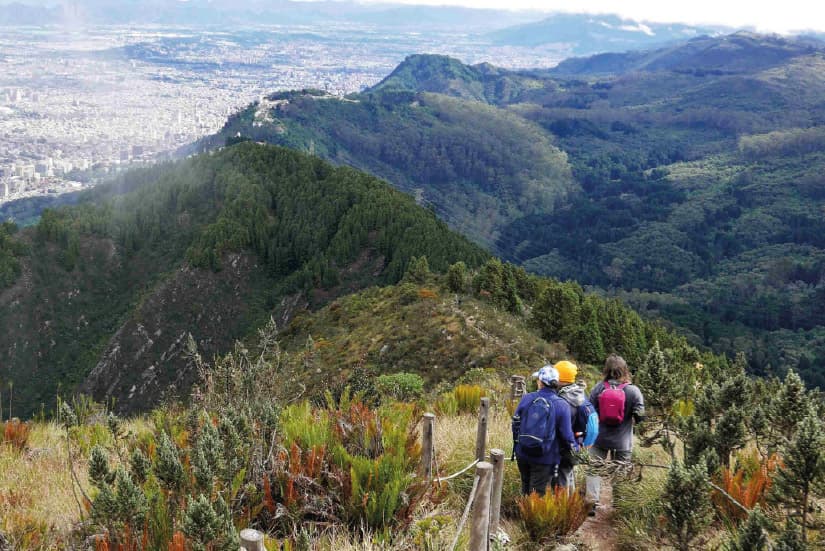 Panorama of Bogota from Cerro Aguanoso