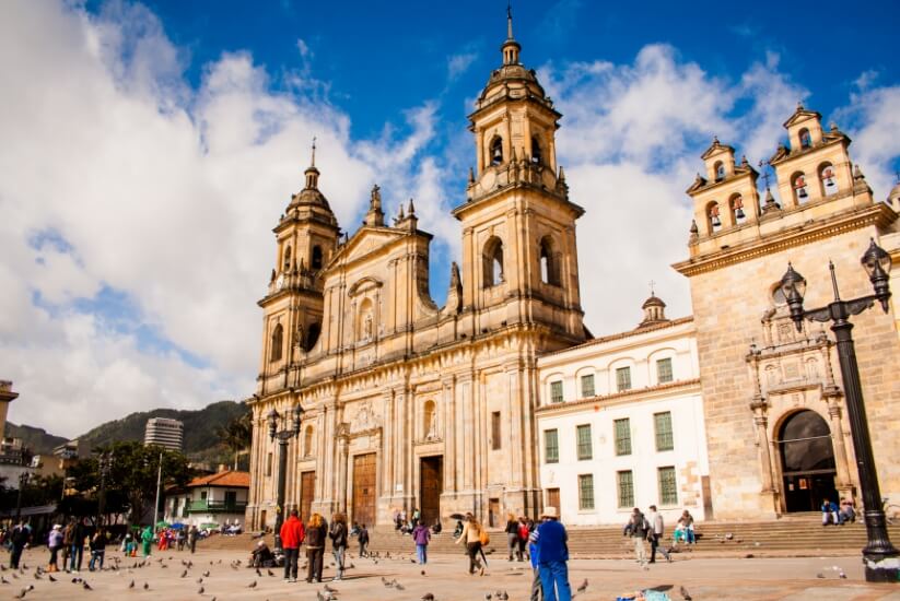 Cathedral, in Bogota’s historical