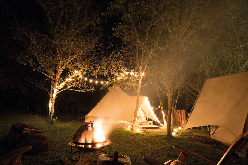 Camping in Niddo Suesca, Kolumbien.