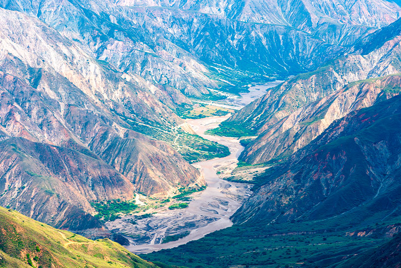 View of Cañón del Chicamocha