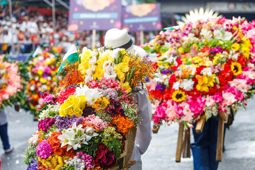 Desfile de silleteros, Medellín, Colombia.