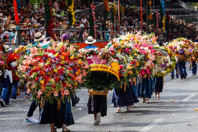 Desfile de silleteros