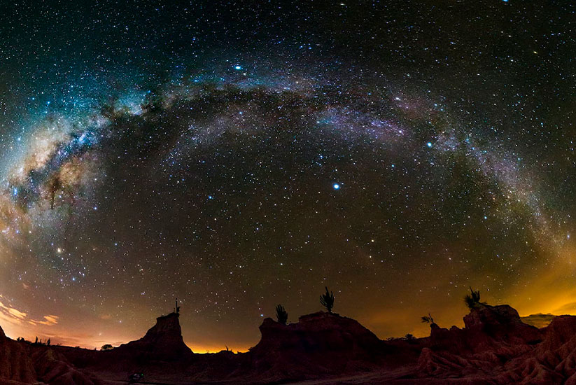 Stars in Colombia in the Desierto de la Tatacoa