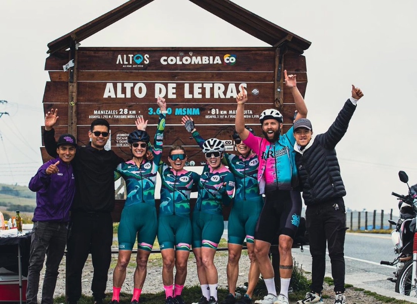 Feat of climbing Alto de las Letras 4 times in 36 hours. 