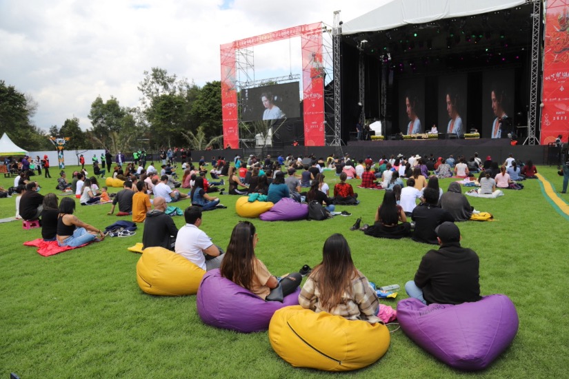 Festivales al Parque are part of Bogotá's cultural agenda.