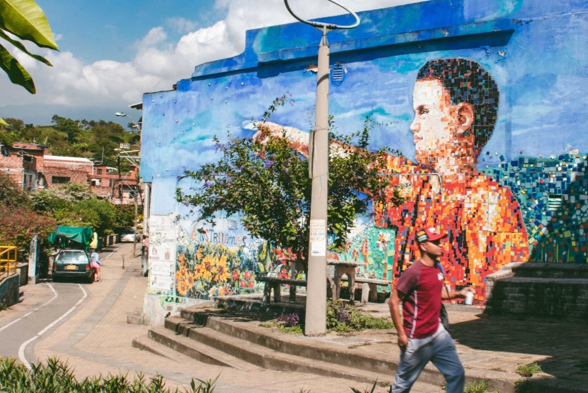 Grafittis en Moravia, Medellín.