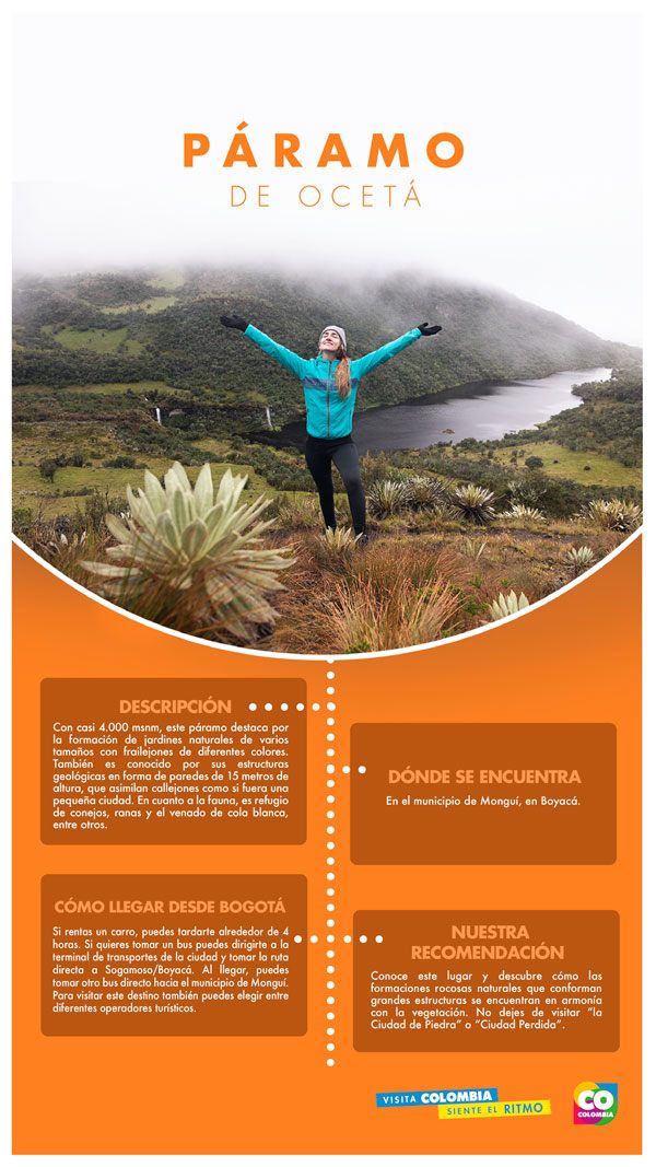The Ocetá páramo is another one of the páramos in Colombia that you cannot miss.