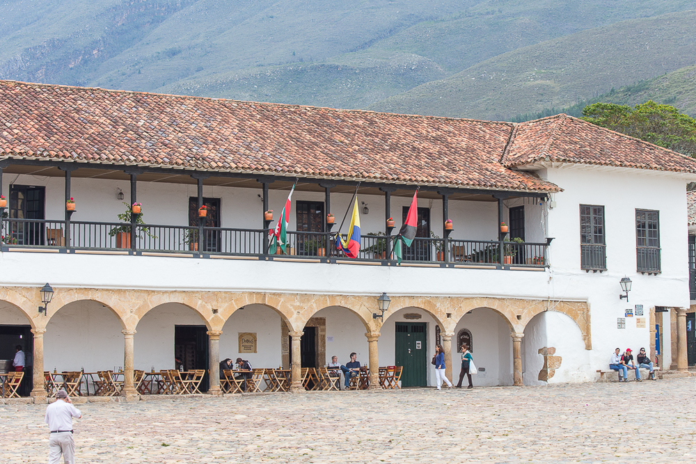 Plaza Central en Villa de Leyva