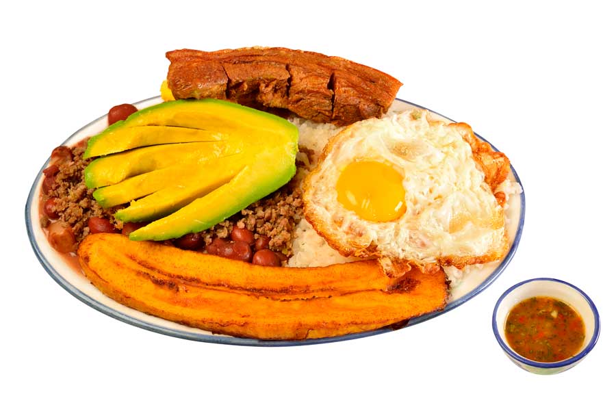 La bandeja paisa es uno de los platos protagónicos de la comida colombiana