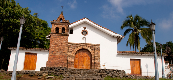 San Antonio Church at the top of the San Antonio neighborhood in Cali