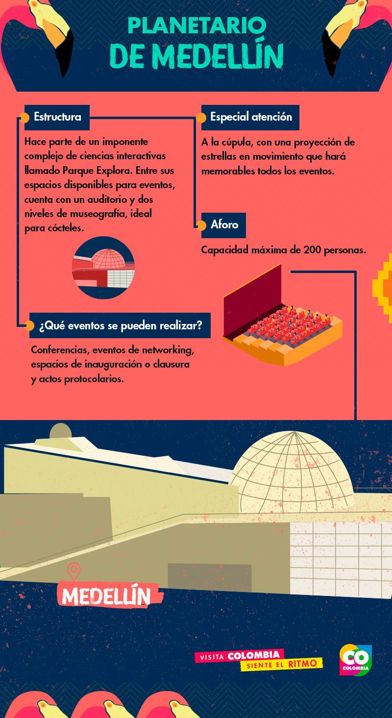 Centros de convenciones en Medellín, Planetario | Colombia Travel