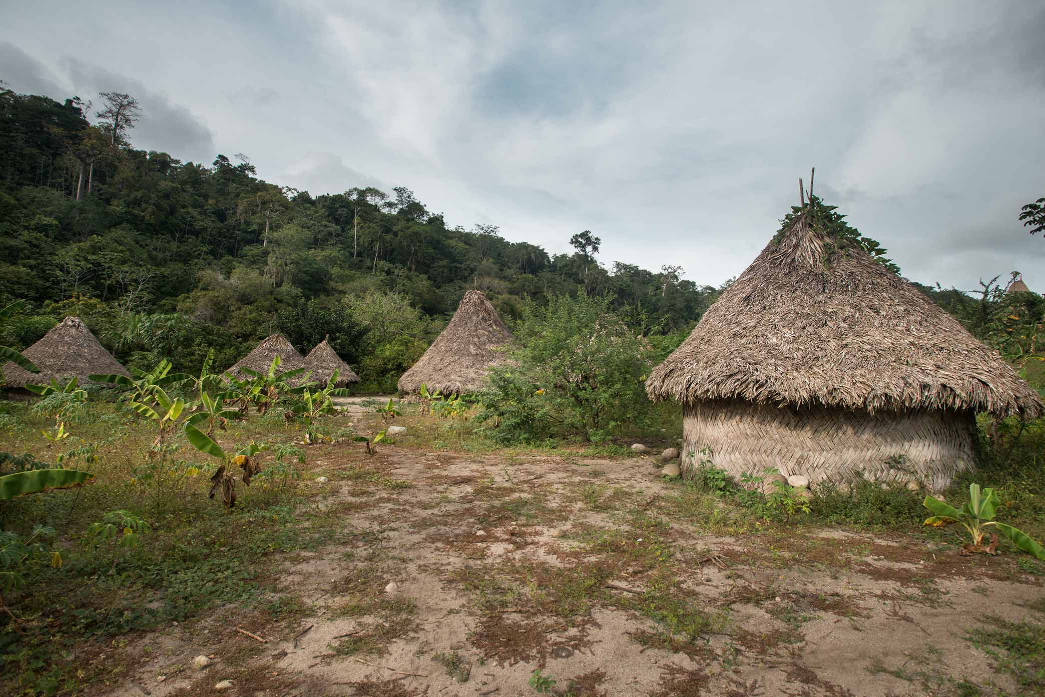 Традиционные хижины в Santa Marta