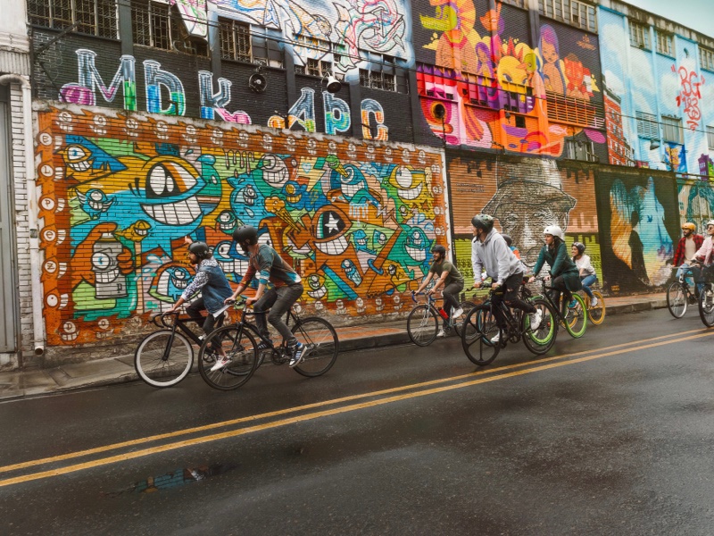 Graffiti-Tour in Bogotá.