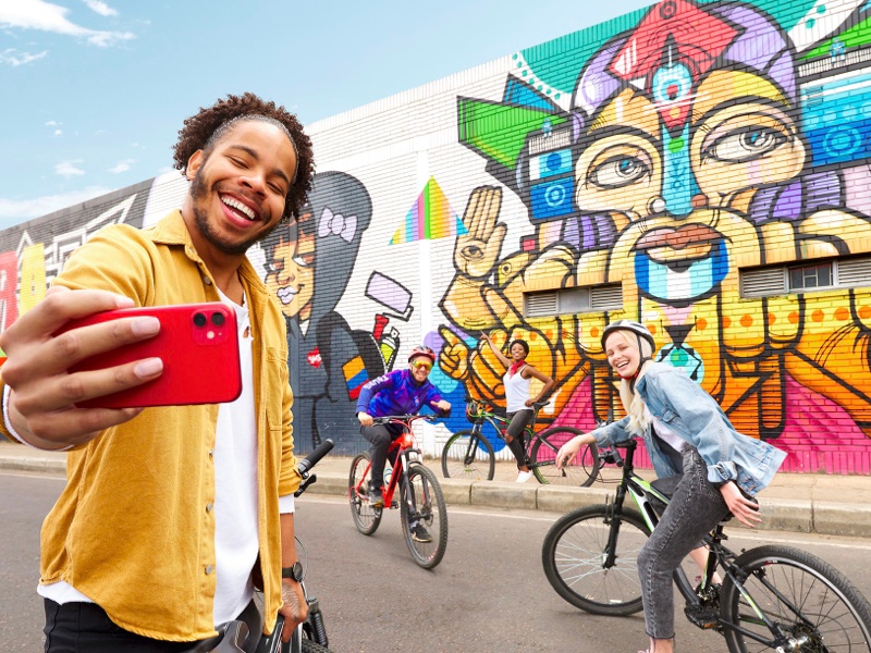 Graffiti-Tour in Bogotá.