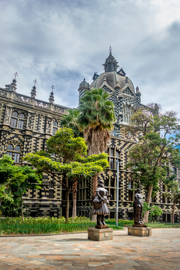 A view from Plaza Botero, one of the places this Travel Trivia might suggest you should go next.