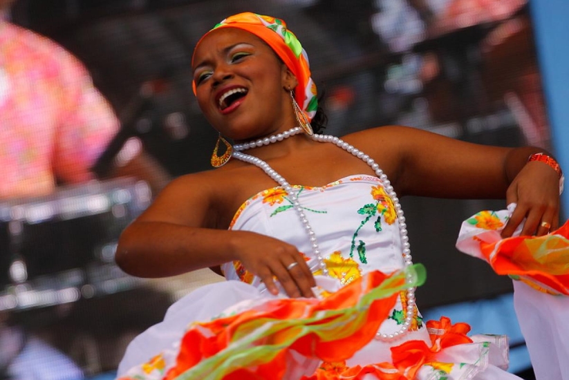 Celebration in Pamplona, Colombia.