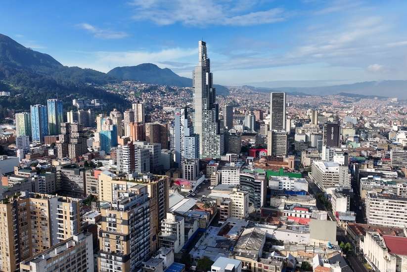 Vista panorámica de Bogotá