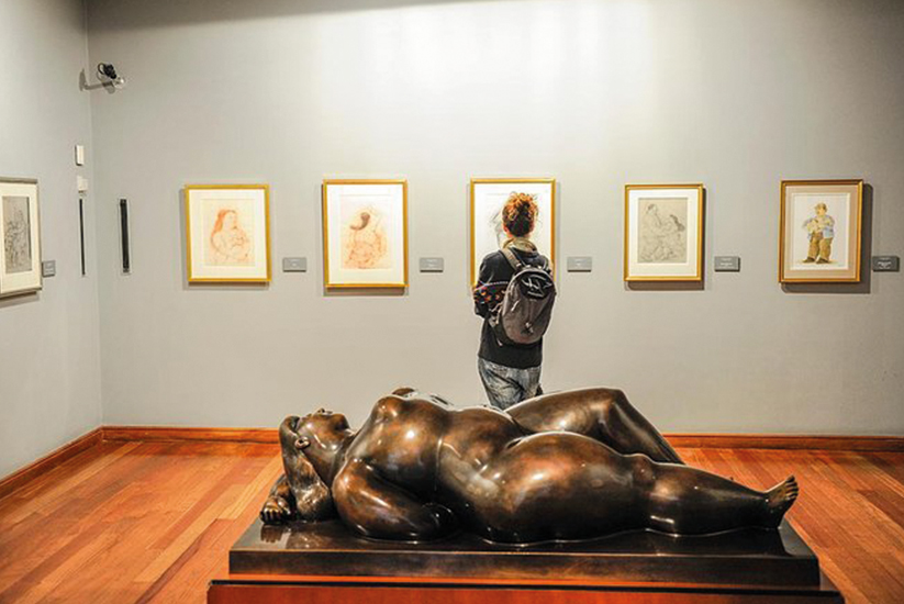 Permanent exhibition at the Botero Museum, Bogotá.