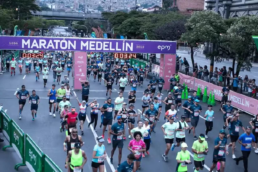 Running in Medellín, Half Marathon