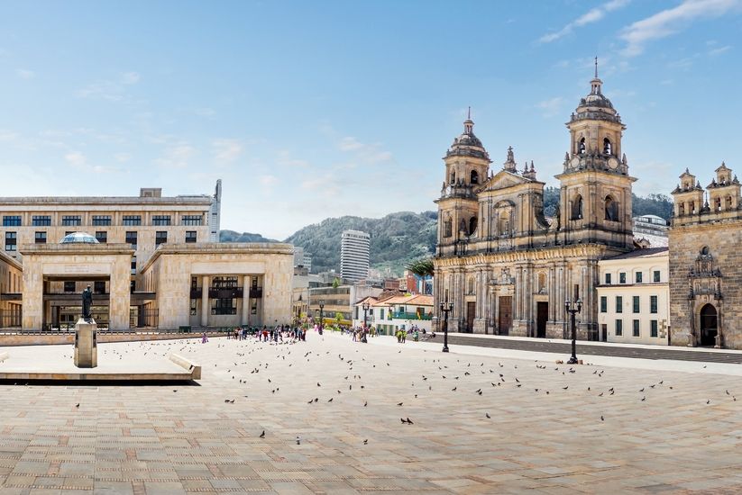 Plaza de Bolívar in Bogotá 