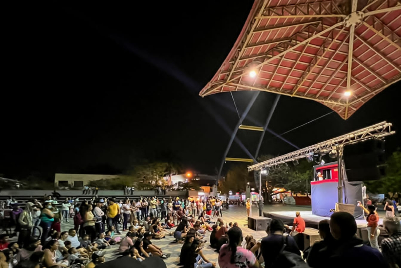 Event in the plaza, Sincelejo, Colombia,