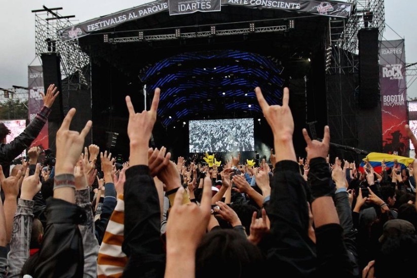 Rock al Parque at Simón Bolívar Park, Bogotá, Colombia.