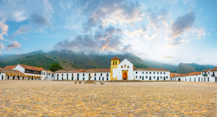 Plaza Mayor de Villa de Leyva, Colombia