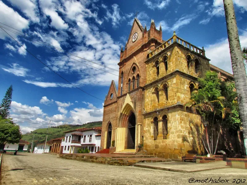 Iglesia de Barichara, pueblos lindos de Santander