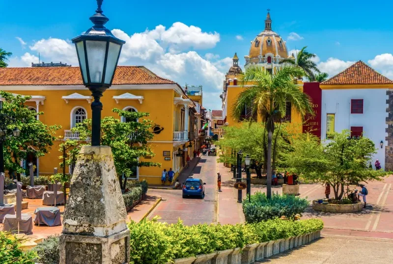 Visit the historic downtown of Cartagena, Colombia