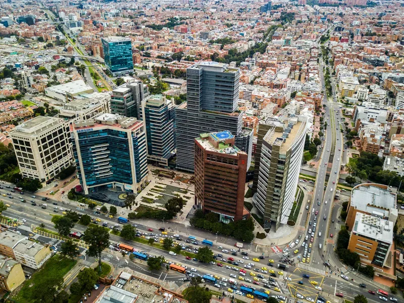 Bogotá, city where the Train Station of the Sabana is located